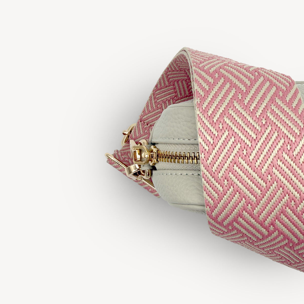 Pink & Stone Weave Strap