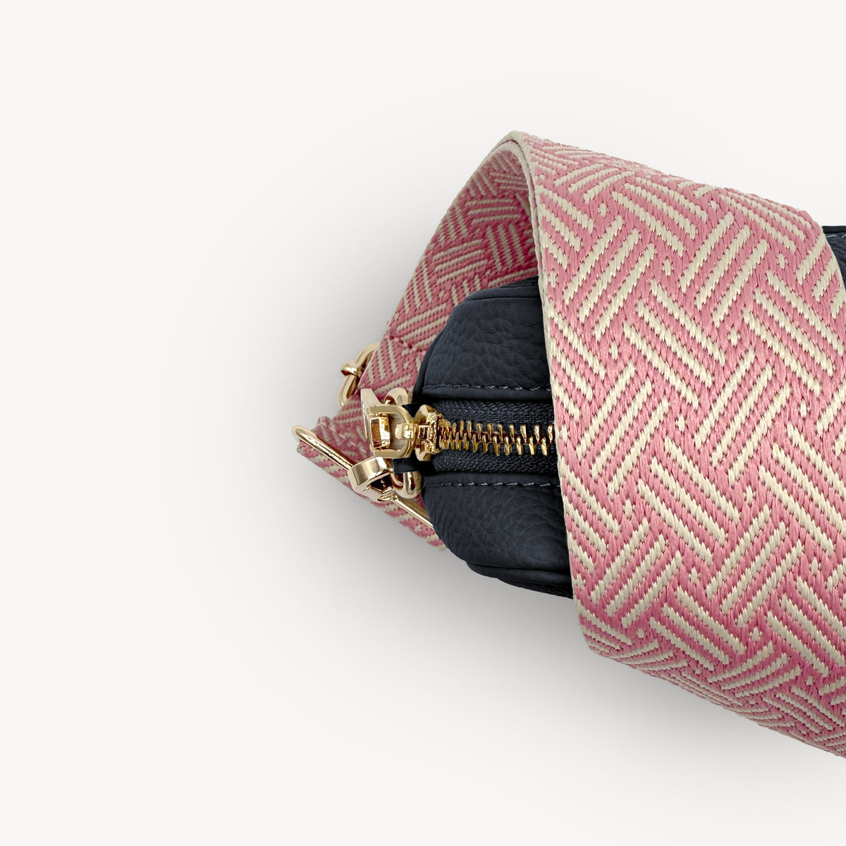 Pink & Stone Weave Strap