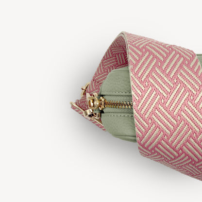 Pink & Stone Weave Strap