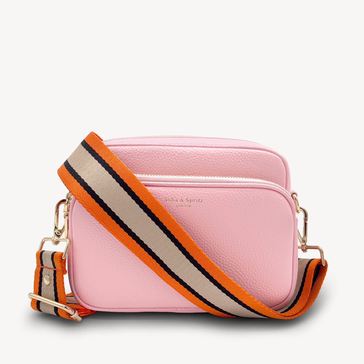 Orange, Tan & Black Stripe Strap