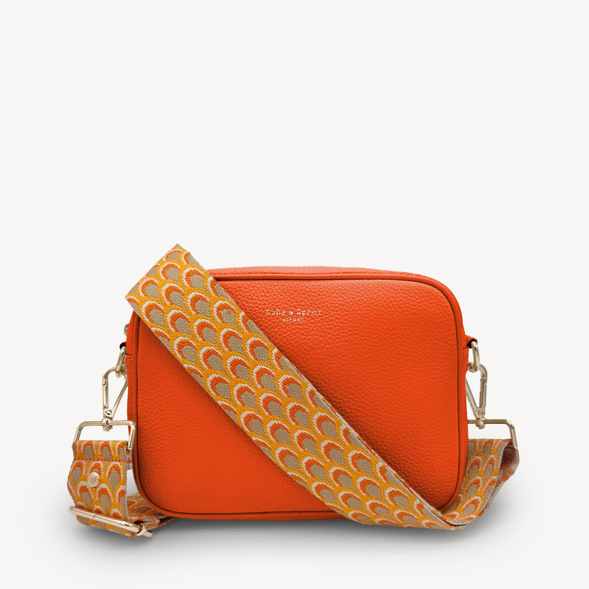 Burnt Orange Peacock Strap