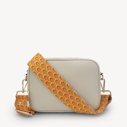 Burnt Orange Peacock Strap