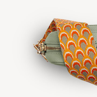 Burnt Orange Peacock Strap