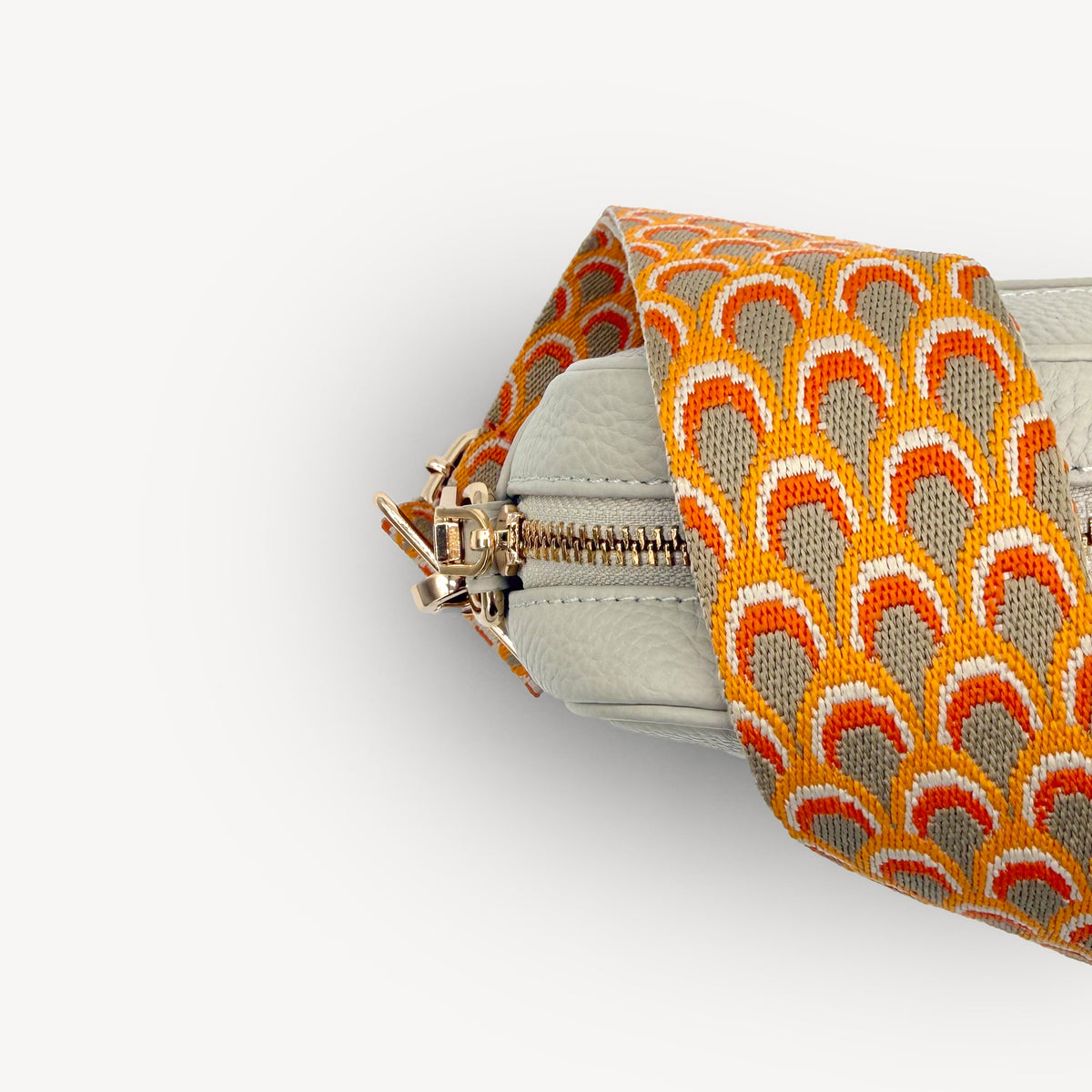 Burnt Orange Peacock Strap