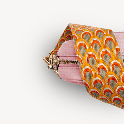 Burnt Orange Peacock Strap