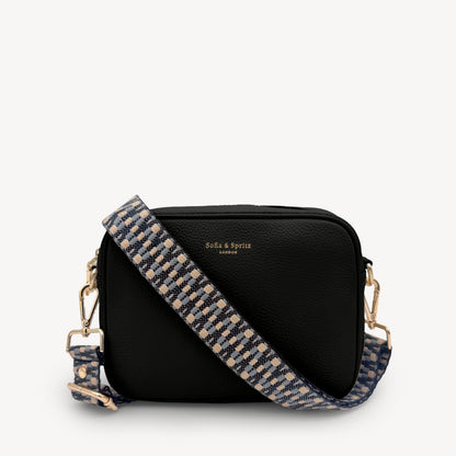 Blue & Stone Zigzag Strap