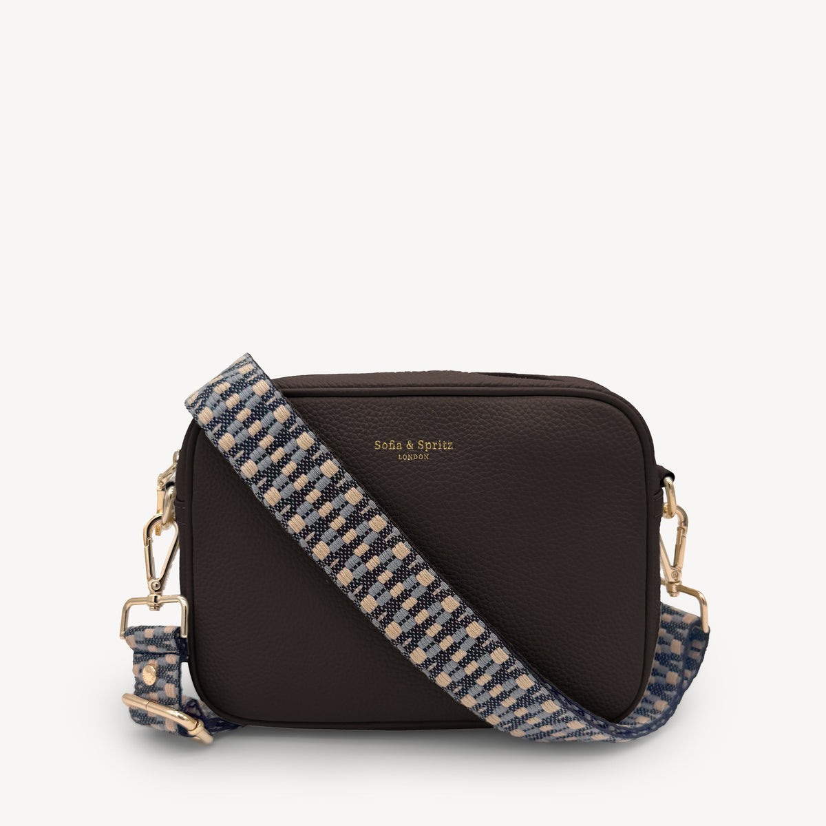 Blue & Stone Zigzag Strap