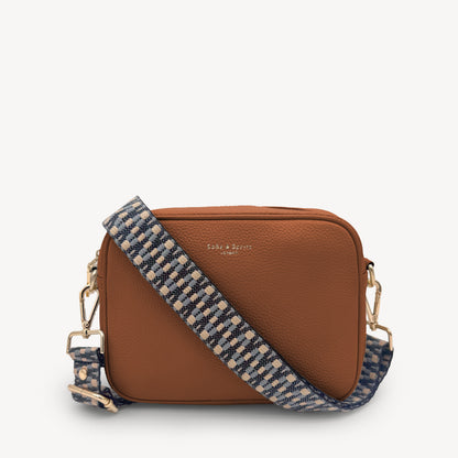 Blue & Stone Zigzag Strap