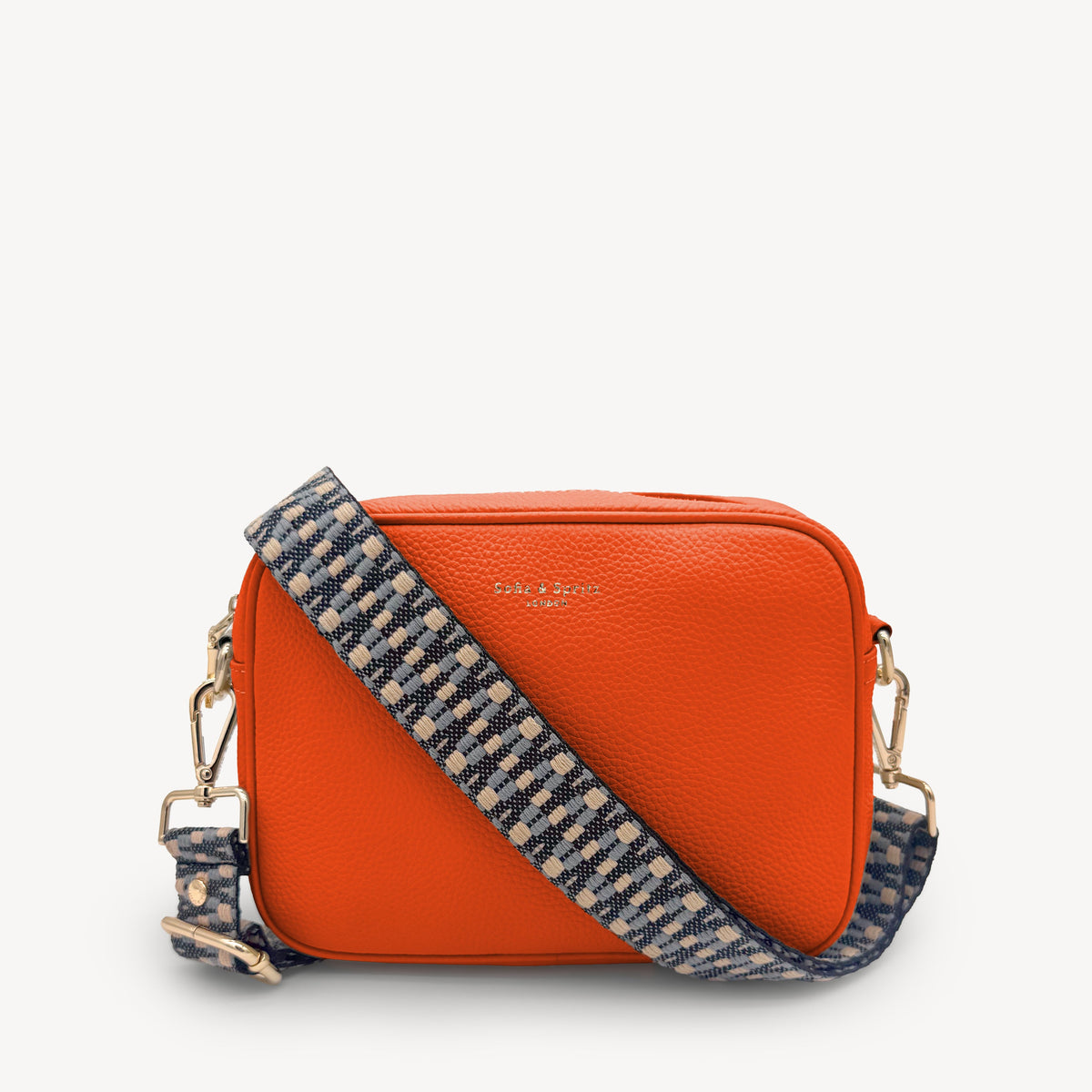 Blue & Stone Zigzag Strap