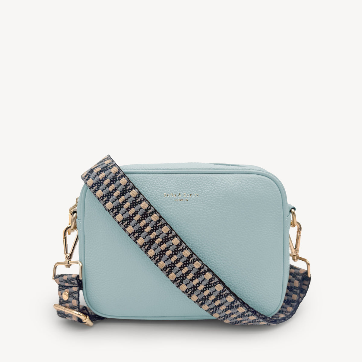 Blue & Stone Zigzag Strap