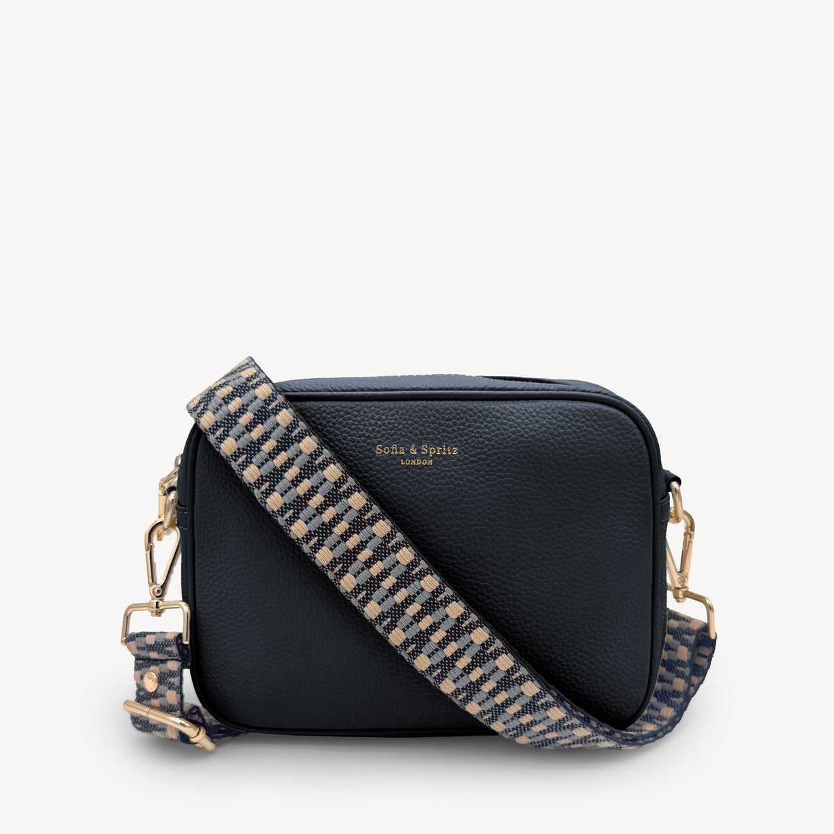 Blue & Stone Zigzag Strap
