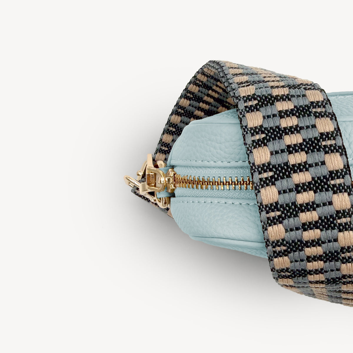 Blue & Stone Zigzag Strap