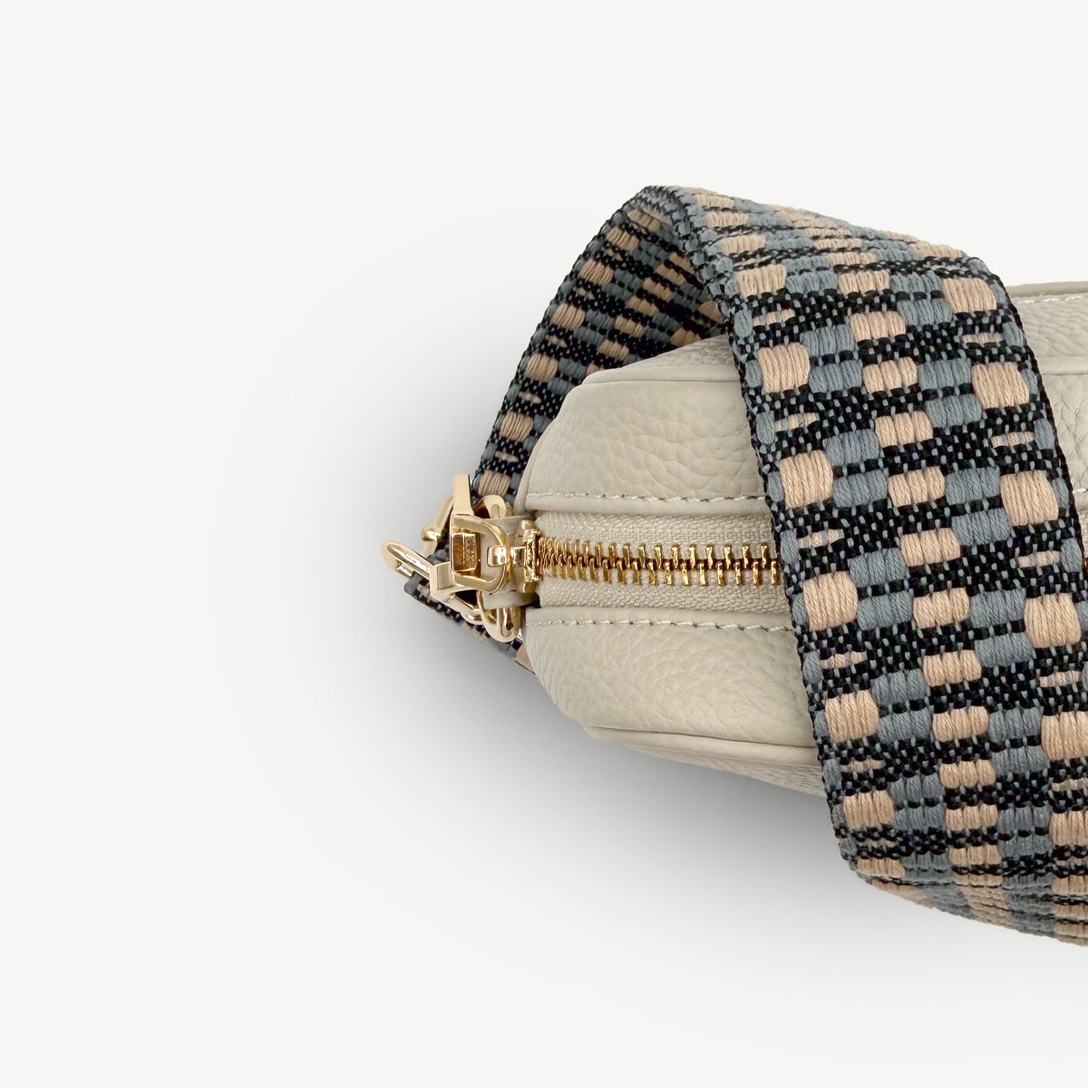 Blue & Stone Zigzag Strap