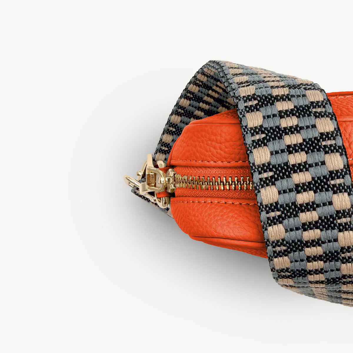 Blue & Stone Zigzag Strap