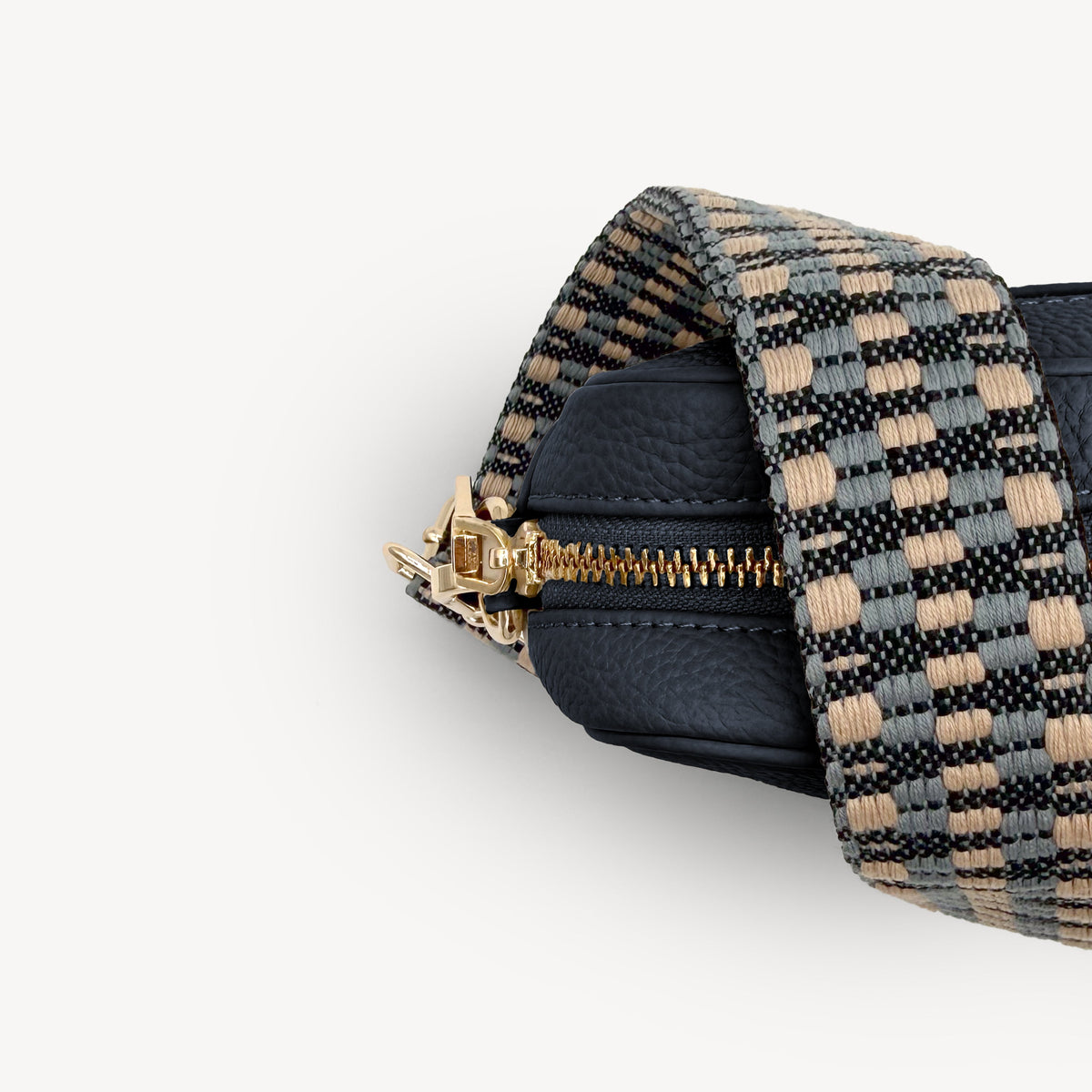 Blue & Stone Zigzag Strap