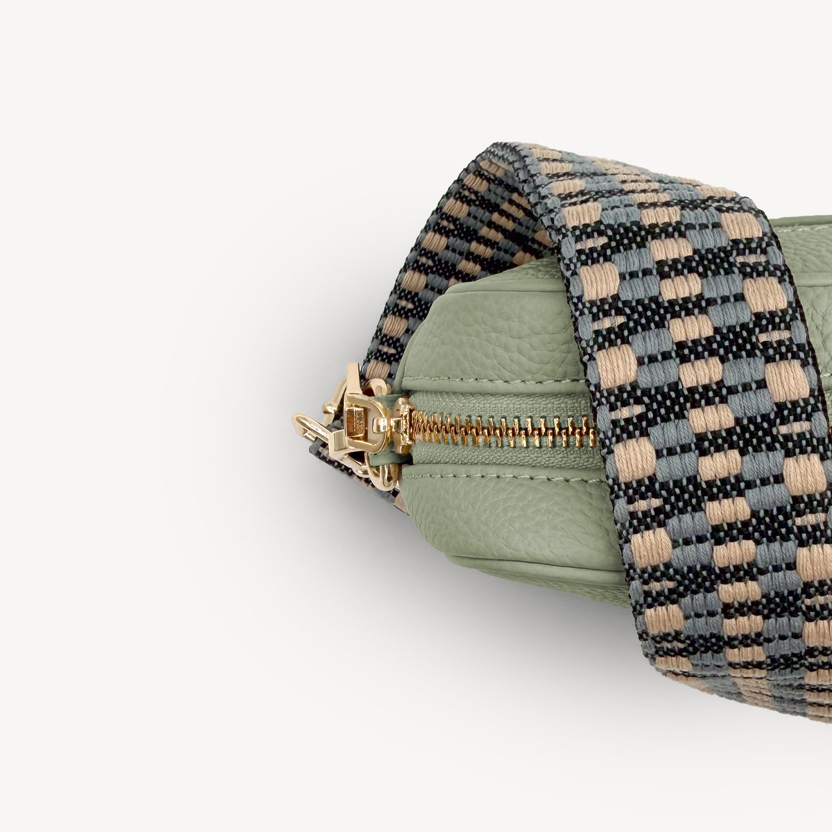 Blue & Stone Zigzag Strap