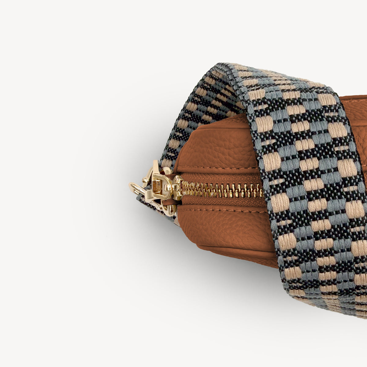 Blue & Stone Zigzag Strap