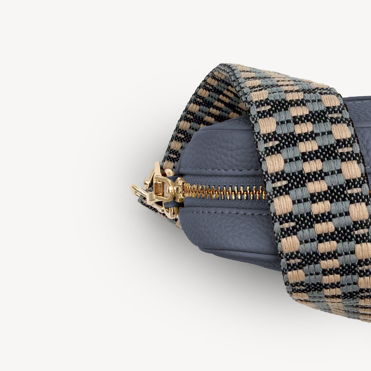 Blue & Stone Zigzag Strap