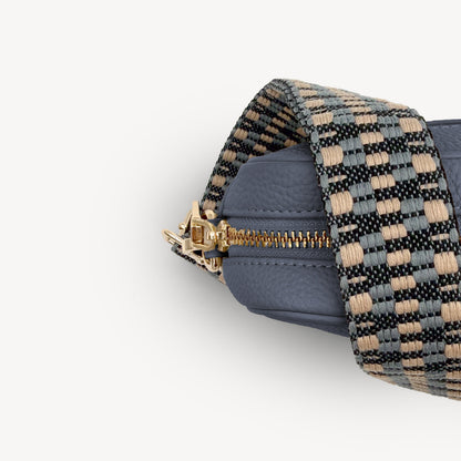 Blue & Stone Zigzag Strap