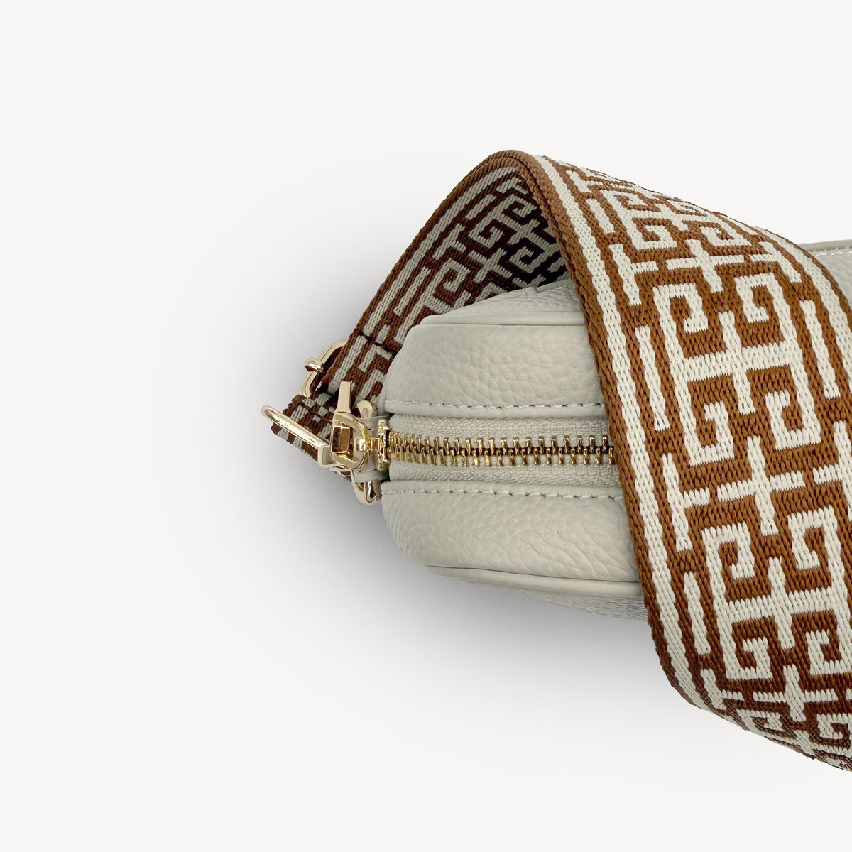 Tan & Stone Greek Strap
