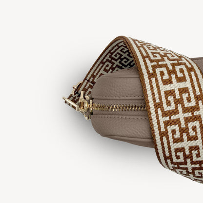 Tan & Stone Greek Strap