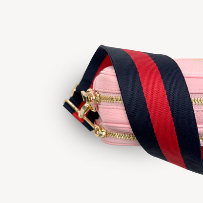 Navy & Red Stripe Strap