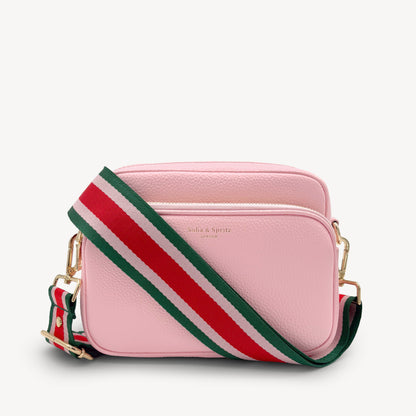 Red, Pink & Green Stripe Strap