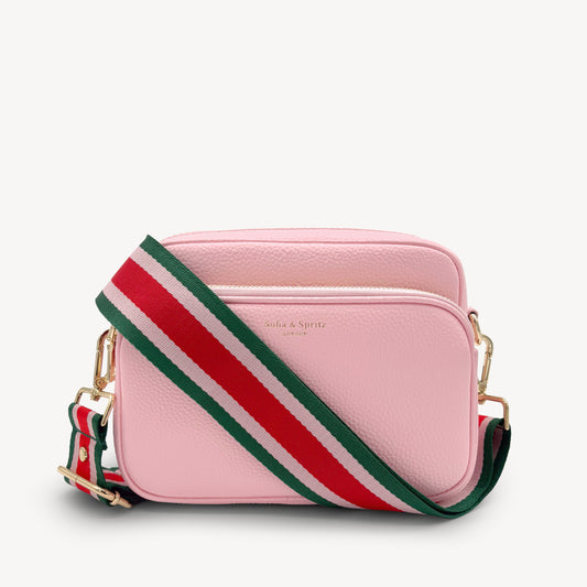 Red, Pink & Green Stripe Strap
