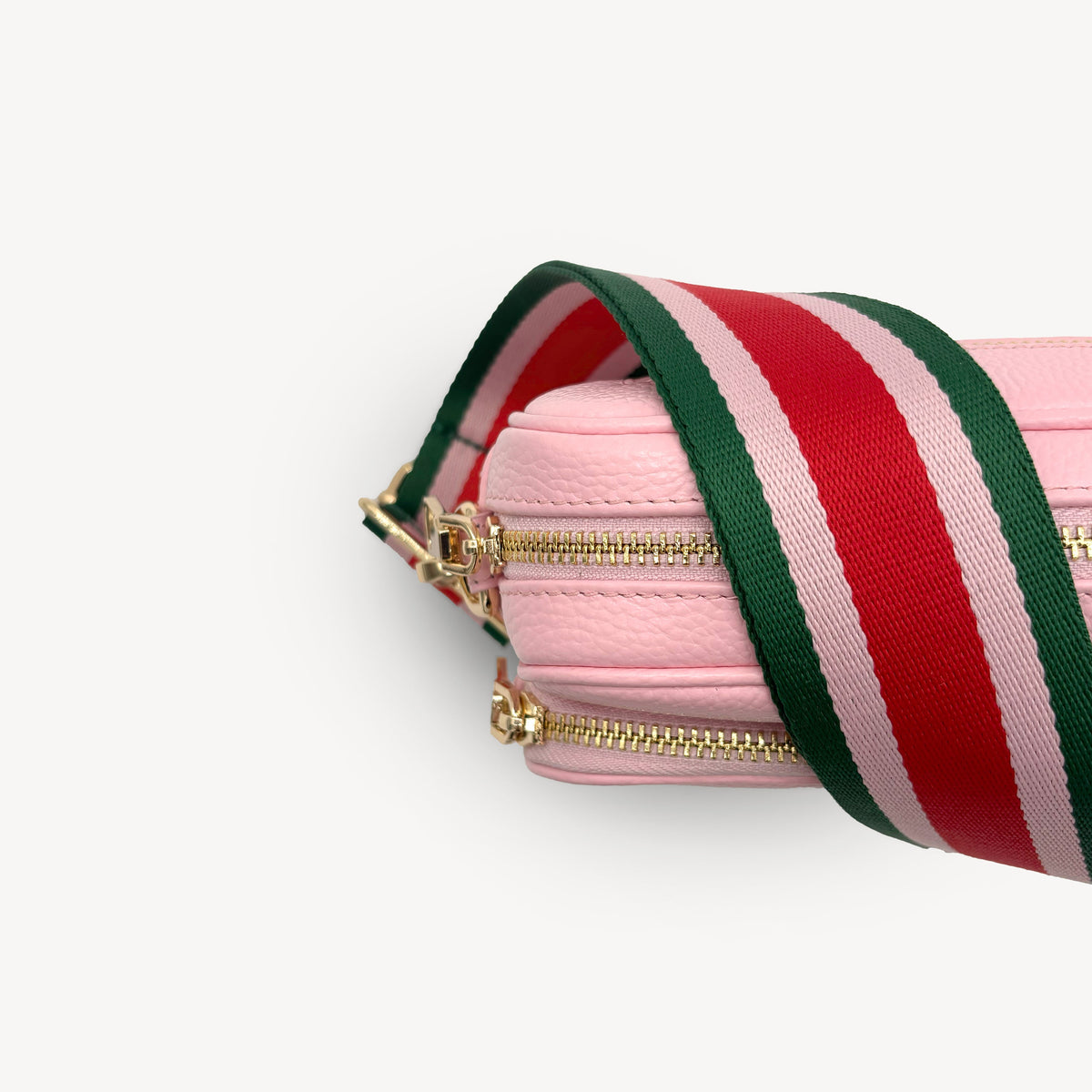 Red, Pink & Green Stripe Strap