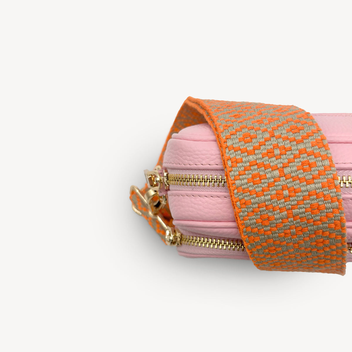Orange & Stone Embroidered Strap