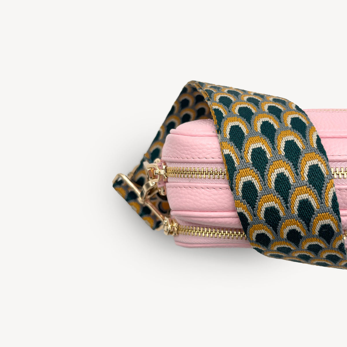 Teal Peacock Strap