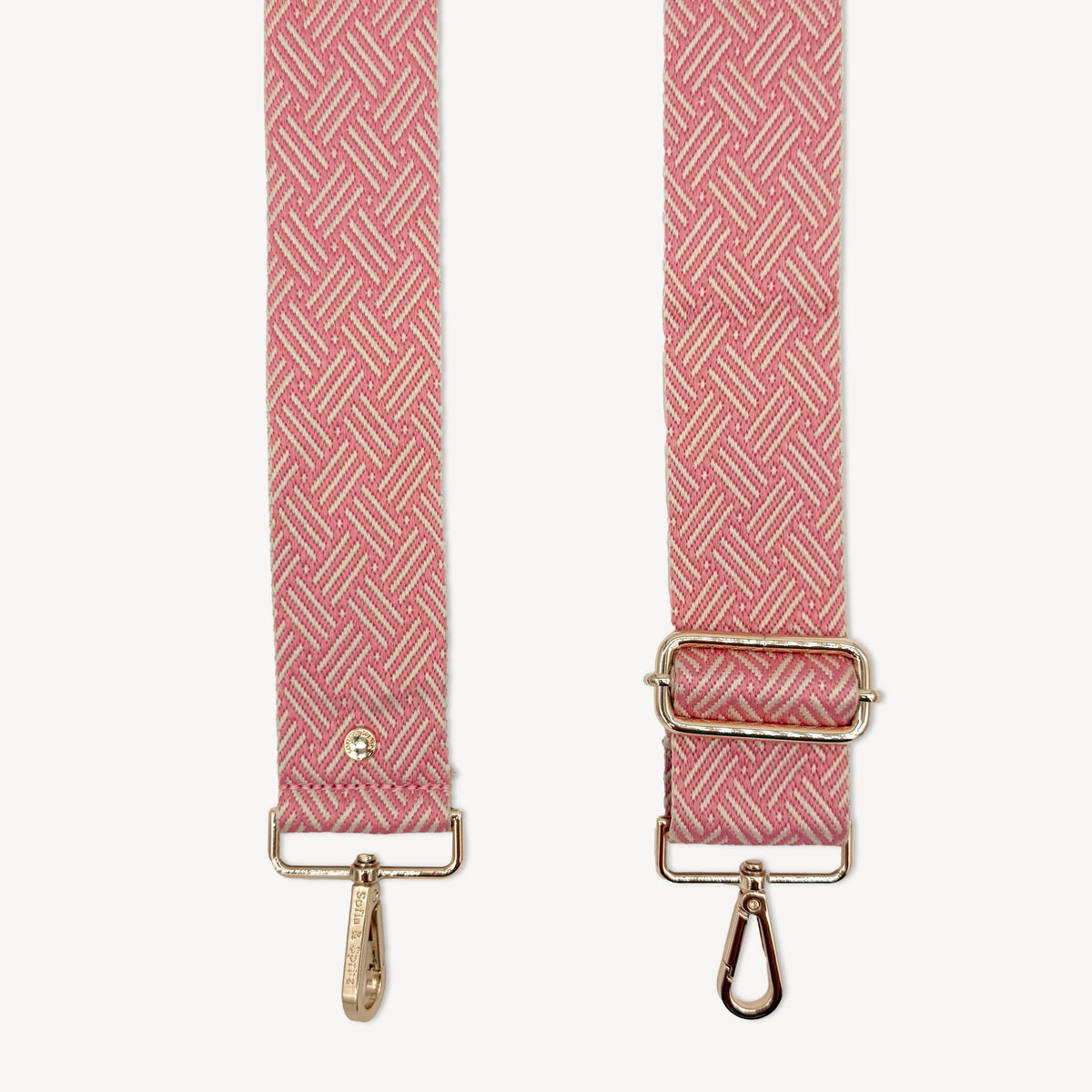 Pink & Stone Weave Strap