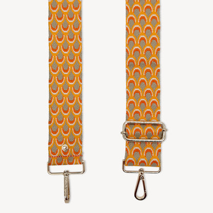 Burnt Orange Peacock Strap