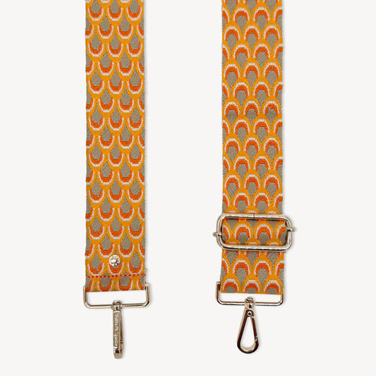 Burnt Orange Peacock Strap