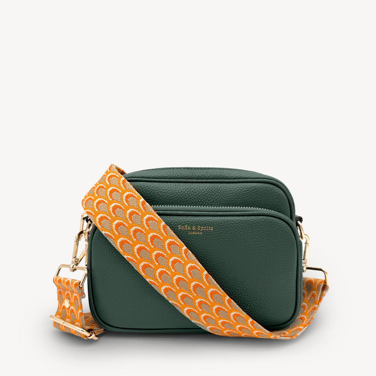 Burnt Orange Peacock Strap