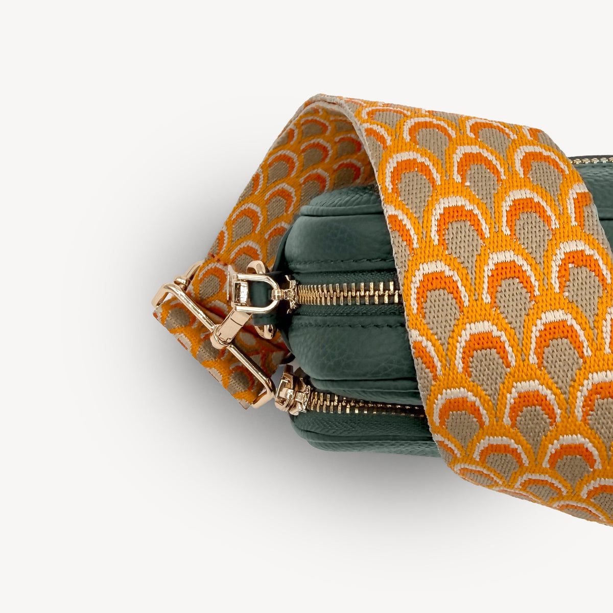 Burnt Orange Peacock Strap