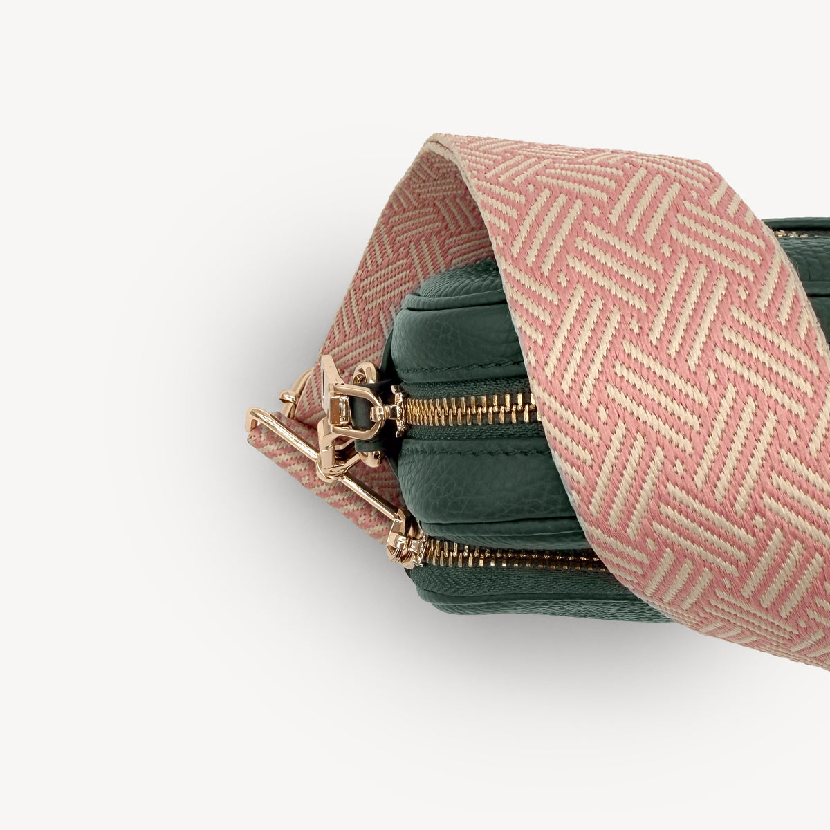 Pink & Stone Weave Strap