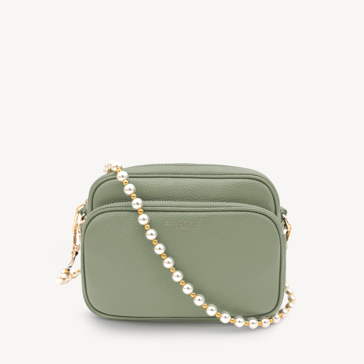 Pearl & Gold Bead Strap