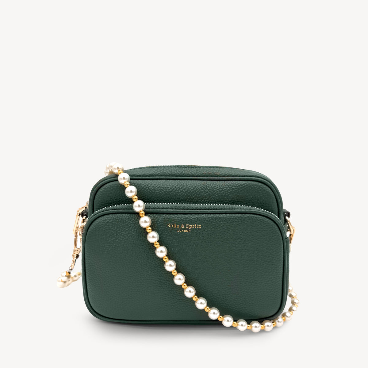Pearl & Gold Bead Strap