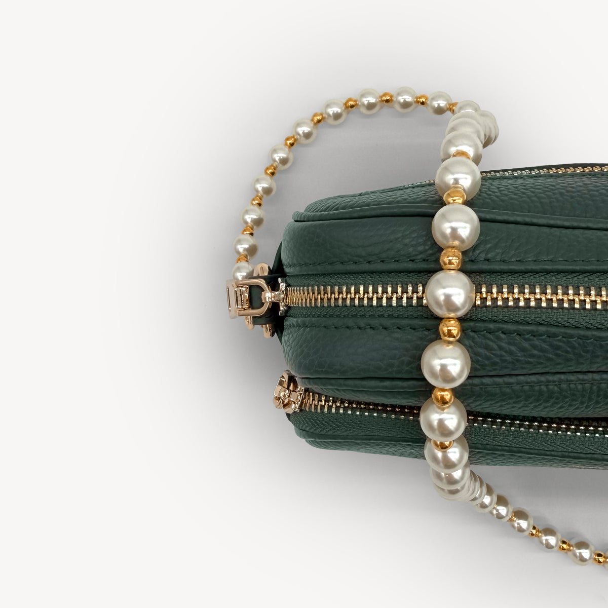 Pearl & Gold Bead Strap