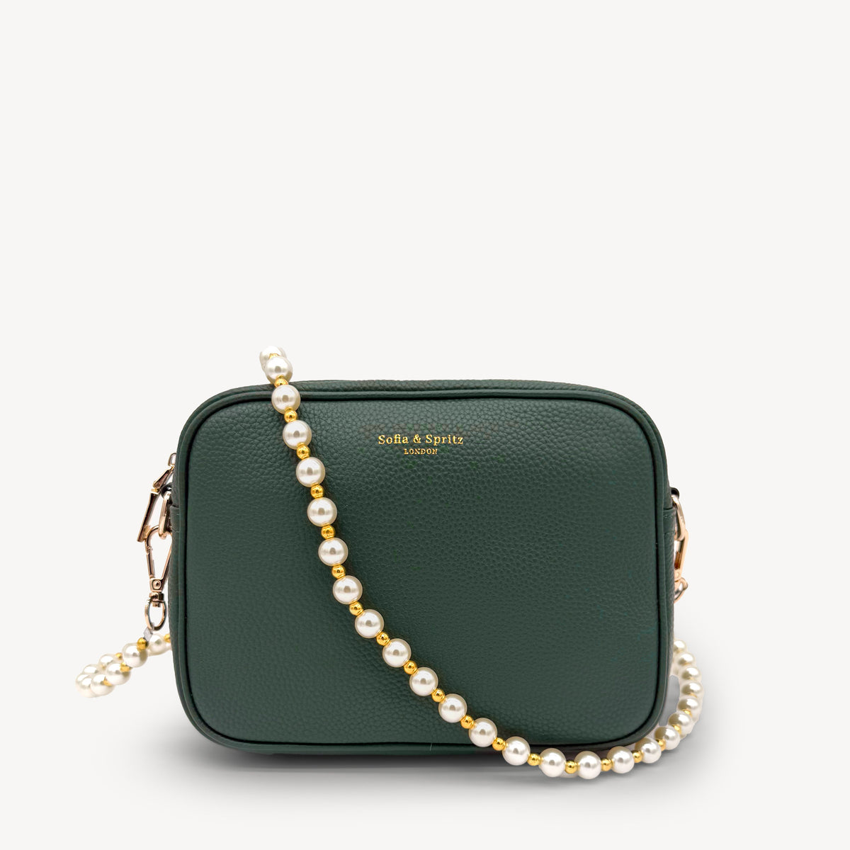 Pearl & Gold Bead Strap