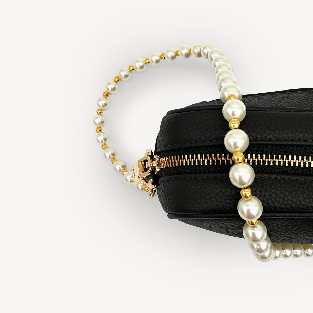 Pearl & Gold Bead Strap