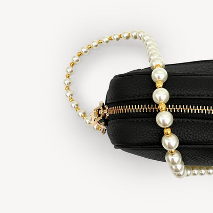 Pearl & Gold Bead Strap