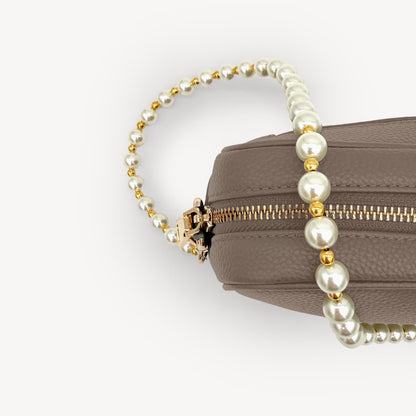 Pearl & Gold Bead Strap