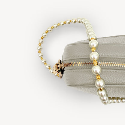 Pearl & Gold Bead Strap