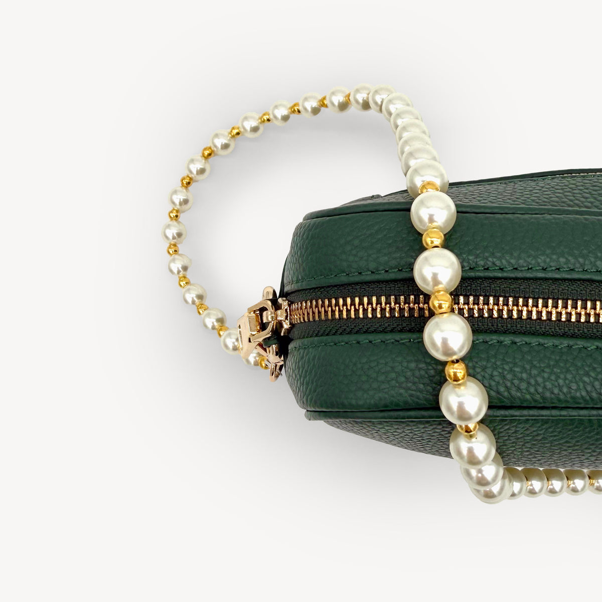 Pearl & Gold Bead Strap