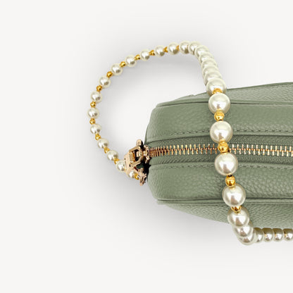 Pearl & Gold Bead Strap