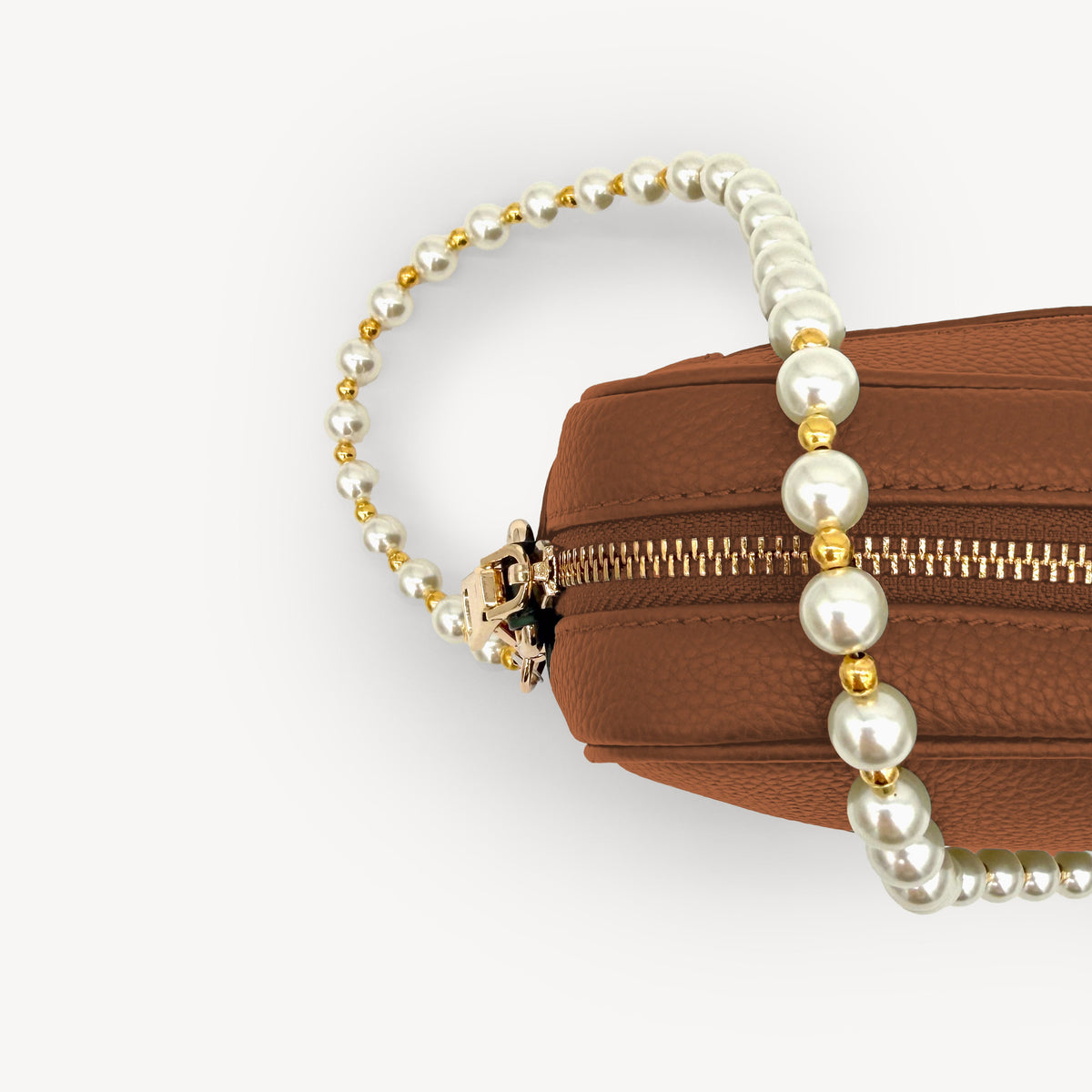 Pearl & Gold Bead Strap