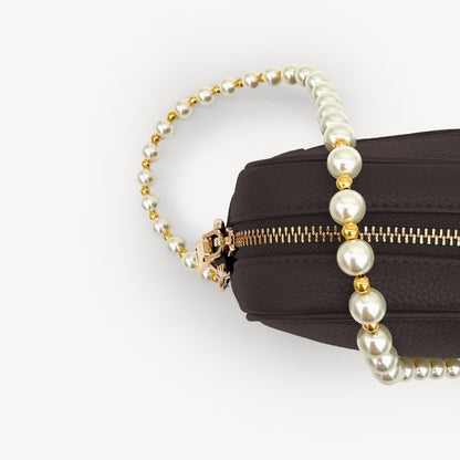Pearl & Gold Bead Strap