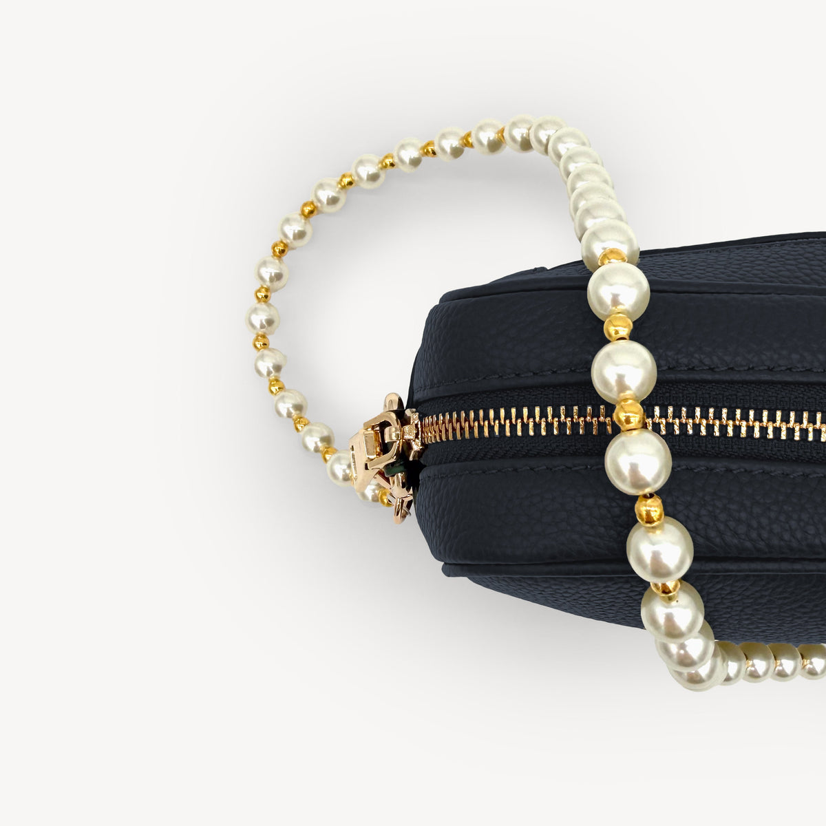 Pearl & Gold Bead Strap